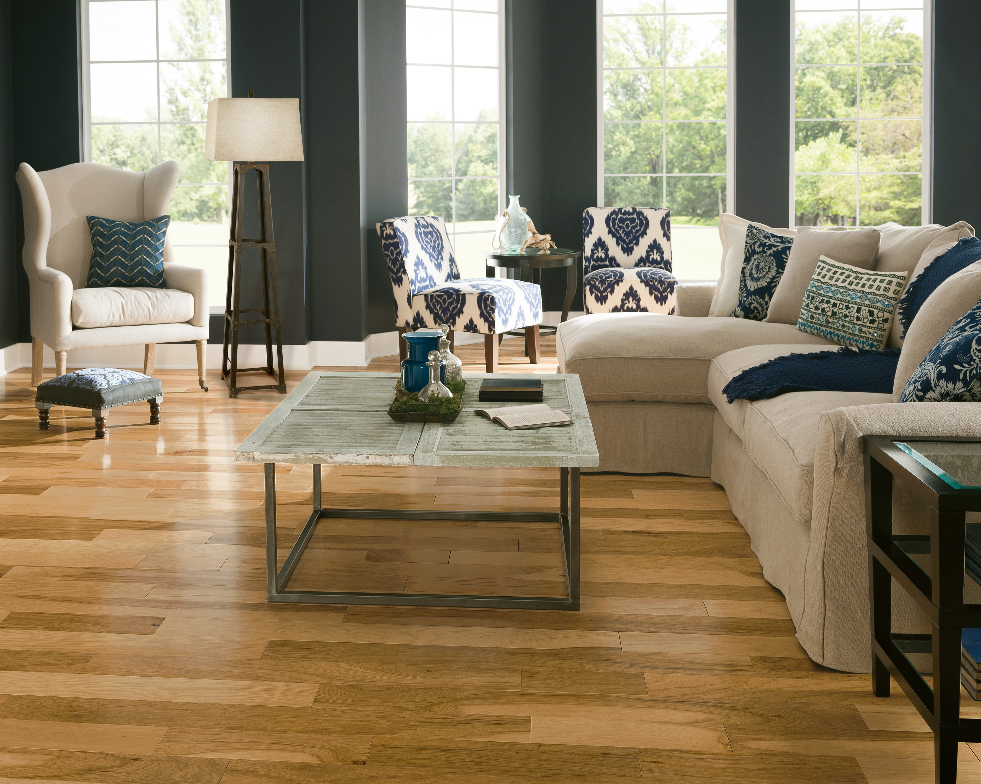 Hartco Prime Harvest - Country Natural (Natural) 3-1/4" wide 3/4" thick in Hickory