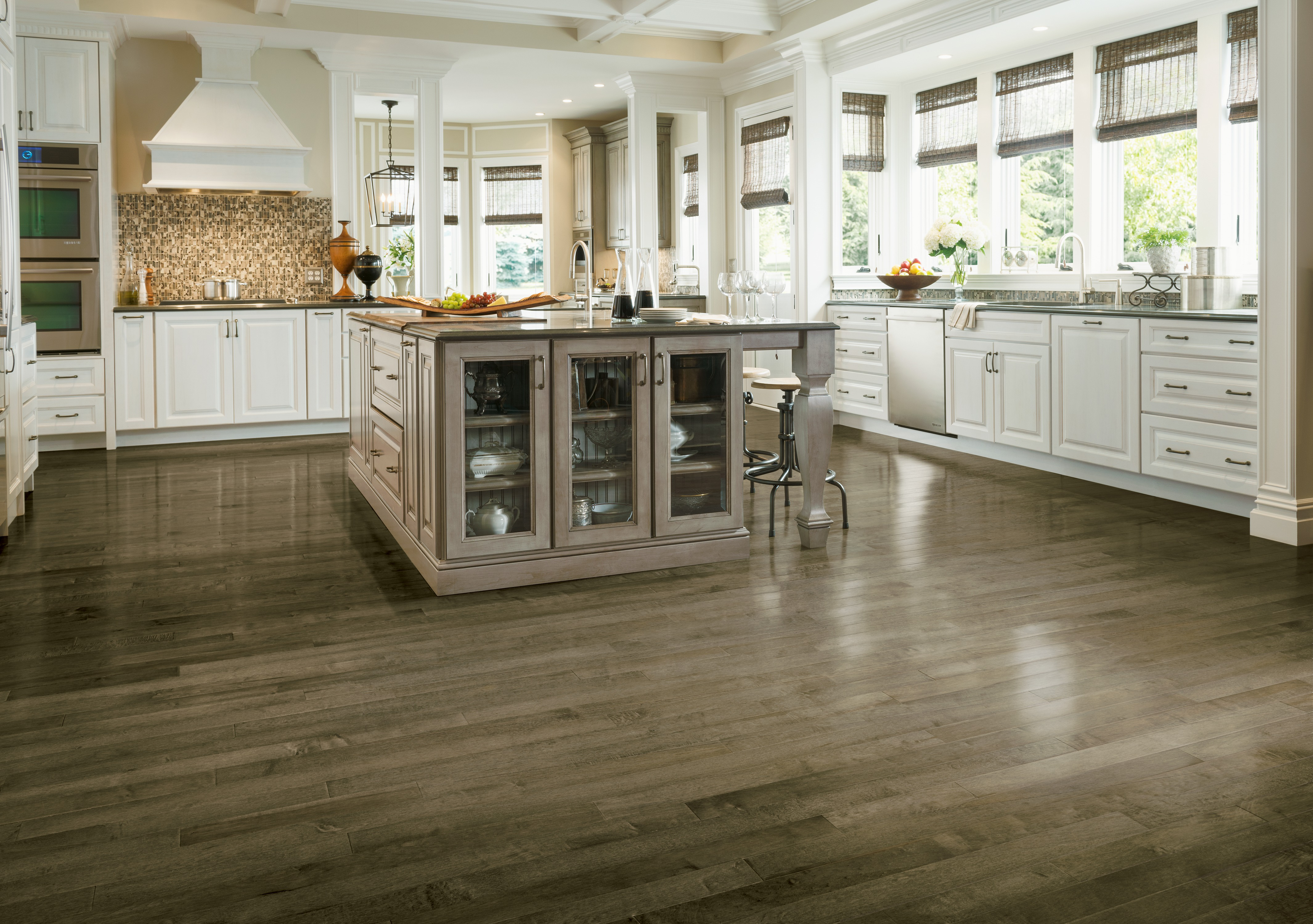 Hartco Prime Harvest - Canyon Gray (Medium Gray) 5" wide 3/4" thick in Maple