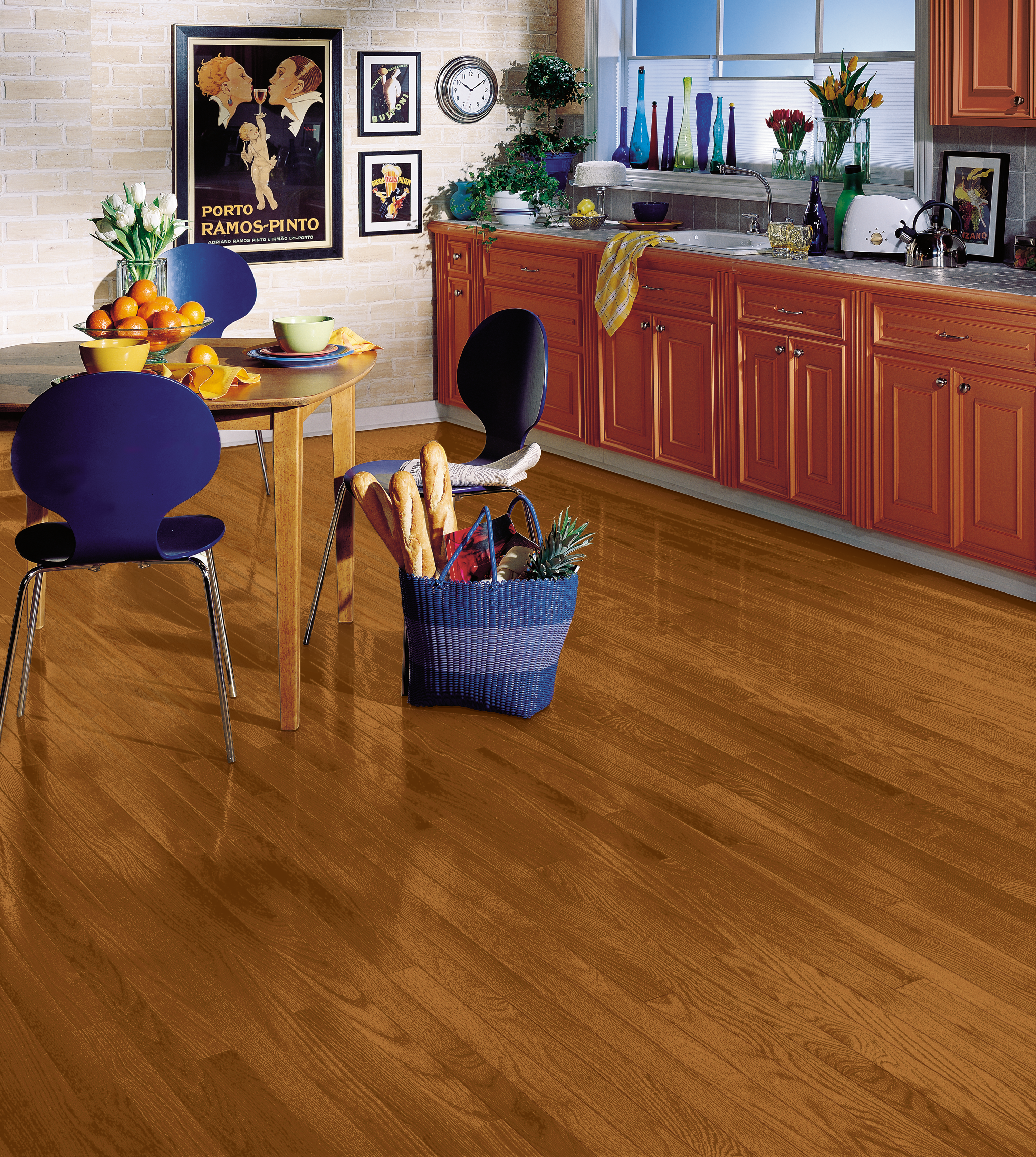 Hartco Yorkshire - Auburn (Medium Brown) 2-1/4" wide 3/4" thick in White Oak