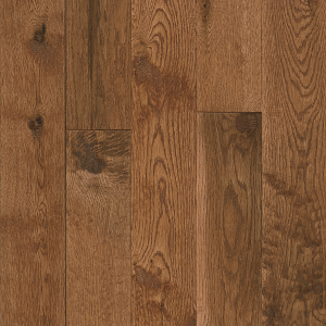 Hartco American Scrape - Gunstock (Medium Brown) 5" wide 3/4" thick in Red Oak