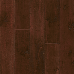 Hartco American Scrape - Cranberry Woods (Reddish Brown) 5" wide 3/4" thick in Maple