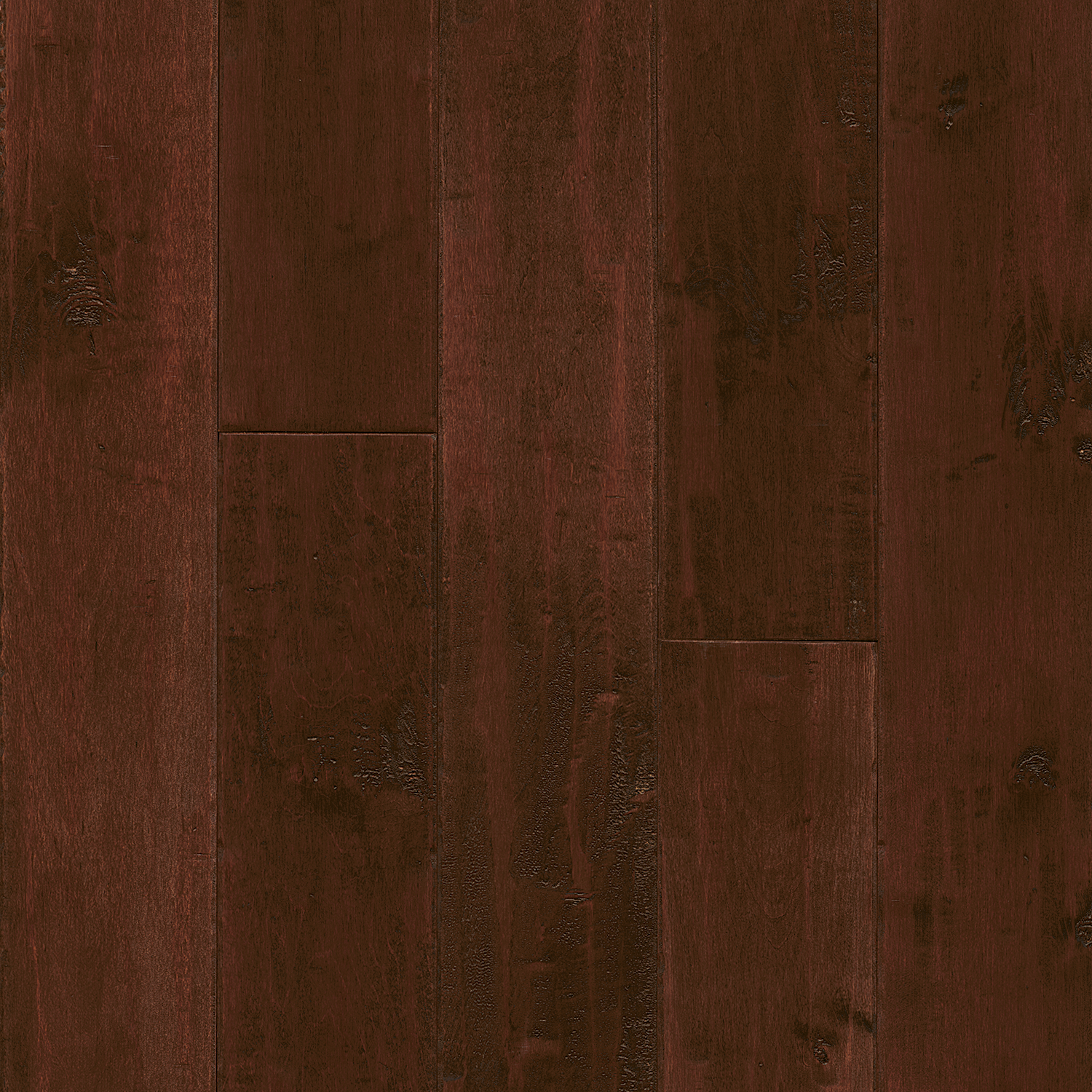 Hartco American Scrape - Cranberry Woods (Reddish Brown) 5" wide 3/4" thick in Maple