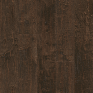 Hartco American Scrape - Brown Ale (Dark Brown) 5" wide 3/4" thick in Maple