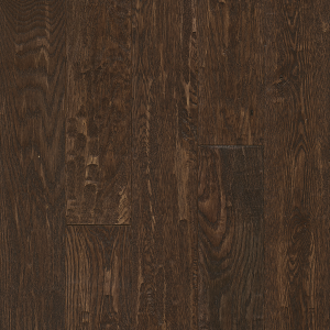 Hartco American Scrape - Brown Saddle (Medium Brown) 5" wide 3/4" thick in Red Oak