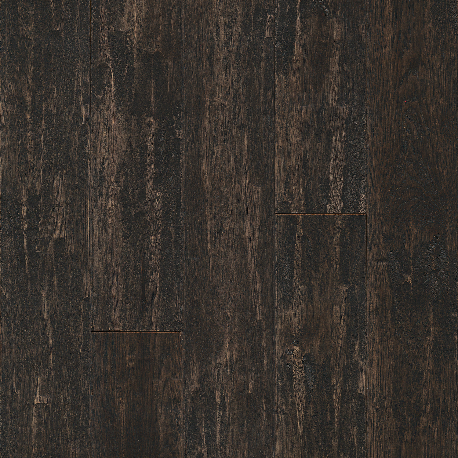 Hartco American Scrape - Rolling Terrain (Dark Brown) 5" wide 3/4" thick in Hickory